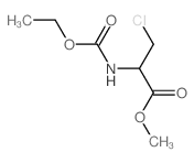 methyl 3-chloro-2-(ethoxycarbonylamino)propanoate结构式