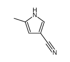 5-methyl-pyrrole-3-carbonitrile结构式