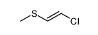 (E)-1-(methylthio)-2-chloroethylene结构式