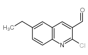 2-Chloro-6-ethylquinoline-3-carboxaldehyde Structure