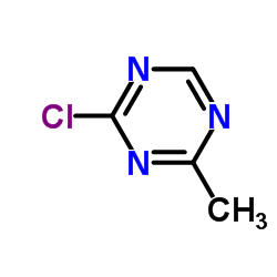 2-Chloro-4-methyl-1,3,5-triazine Structure