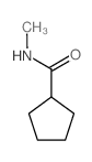 CYCLOPENTANECARBOXAMIDE, N-METHYL- structure