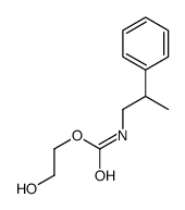 2-hydroxyethyl N-(2-phenylpropyl)carbamate Structure