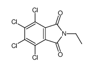 4,5,6,7-tetrachloro-2-ethylisoindole-1,3-dione Structure