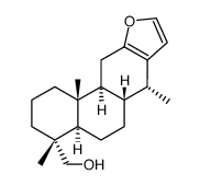 1,2,3,4,4a,5,6,6a,7,11,11a,11b-Dodecahydro-4,7,11-trimethylphenanthro[3,2-b]furan-4-methanol Structure