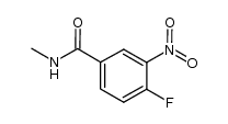 4-Fluoro-N-methyl-3-nitrobenzamide Structure