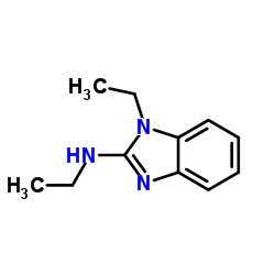 1H-Benzimidazol-2-amine,N,1-diethyl- structure