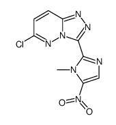 6-chloro-3-(1-methyl-5-nitro-1H-imidazol-2-yl)-[1,2,4]triazolo[4,3-b]pyridazine Structure