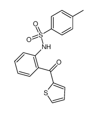 [2]thienyl-[2-(toluene-4-sulfonylamino)-phenyl]-ketone Structure