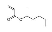 hexan-2-yl prop-2-enoate结构式