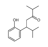 5-(2-hydroxyphenyl)-2,6-dimethylheptan-3-one结构式