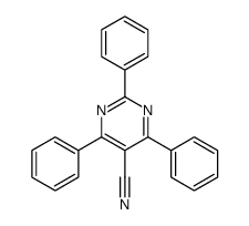 2,4,6-triphenylpyrimidine-5-carbonitrile Structure