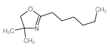 2-hexyl-4,4-dimethyl-5H-1,3-oxazole Structure