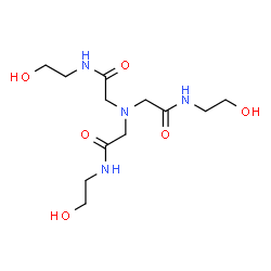 2,2',2''-Nitrilotris[N-(2-hydroxyethyl)acetamide]结构式