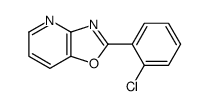 2-(2-chlorophenyl)-[1,3]oxazolo[4,5-b]pyridine结构式