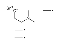 N,N-dimethyl-2-triethylstannyloxyethanamine Structure