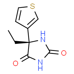 2,4-Imidazolidinedione,5-ethyl-5-(3-thienyl)-,(5S)-(9CI) Structure