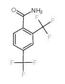 2,4-双(三氟甲基)苯甲酰胺结构式