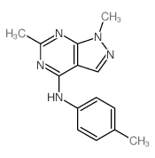 3,9-dimethyl-N-(4-methylphenyl)-2,4,8,9-tetrazabicyclo[4.3.0]nona-1,3,5,7-tetraen-5-amine picture