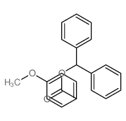 Benzoic acid,4-methoxy-, diphenylmethyl ester结构式