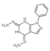 1H-Pyrazolo[3,4-d]pyrimidine,4,6-dihydrazinyl-1-phenyl- Structure