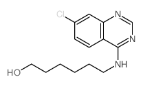 6-[(7-chloroquinazolin-4-yl)amino]hexan-1-ol Structure