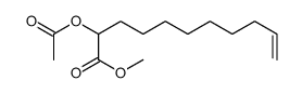 2-(Acetyloxy)-10-undecenoic acid methyl ester结构式