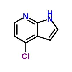4-氯-7-氮杂吲哚结构式