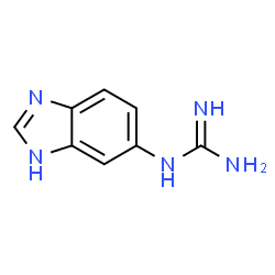 Guanidine, 1H-benzimidazol-5-yl- (9CI) structure