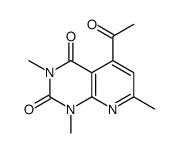 5-acetyl-1,3,7-trimethylpyrido[2,3-d]pyrimidine-2,4-dione结构式