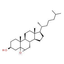Cholestan-3-ol, 5,6-epoxy-, (3b)-结构式