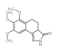 6,7,8-Trimethoxy-2,3a,4,5-tetrahydro-3H-benzo[g]indazol-3-one picture