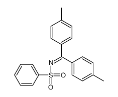 N-[bis(4-methylphenyl)methylidene]benzenesulfonamide Structure