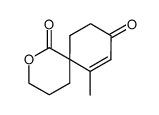 7-methyl-2-oxaspiro[5.5]undec-7-ene-1,9-dione结构式