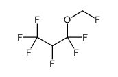 1,1,1,2,3,3-hexafluoro-3-(fluoromethoxy)propane结构式