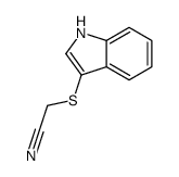 2-(1H-indol-3-ylsulfanyl)acetonitrile Structure