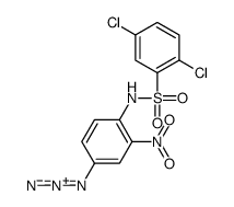 N-(4-azido-2-nitrophenyl)-2,5-dichlorobenzenesulfonamide Structure