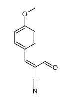 2-formyl-3-(4-methoxyphenyl)prop-2-enenitrile结构式