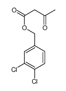 (3,4-dichlorophenyl)methyl 3-oxobutanoate Structure