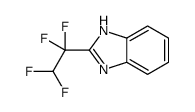 2-(1,1,2,2-Tetrafluoroethyl)-1H-benzimidazole结构式