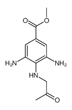 methyl 3,5-diamino-4-(2-oxopropylamino)benzoate结构式