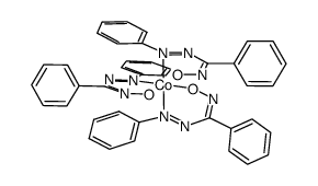 tris(benzeneazo-benzaldoximato)-cobalt(III) Structure