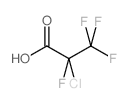 2-CHLOROTETRAFLUOROPROPIONIC ACID结构式