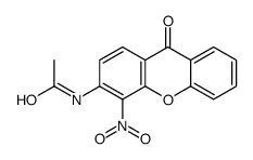 N-(4-nitro-9-oxoxanthen-3-yl)acetamide结构式