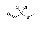 1,1-dichloro-1-methylsulfanylpropan-2-one Structure