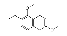 2,5-dimethoxy-6-propan-2-yl-1,4-dihydronaphthalene结构式