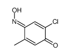 2-chloro-5-methyl-4-nitrosophenol Structure