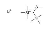 lithium,trimethyl-[methylsulfanyl(trimethylsilyl)methyl]silane结构式