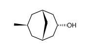 7α-Methylbicyclo<3.3.1>nonan-3β-ol结构式