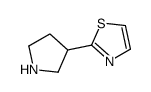 2-PYRROLIDIN-3-YL-THIAZOLE structure